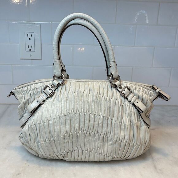 Coach Madison Sophia Gathered Leather Convertible Satchel - Picture 4 of 16